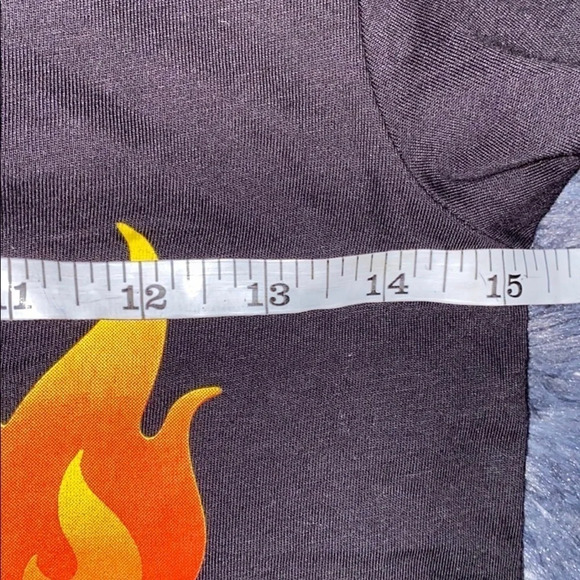 NWT bluenotes black fire crop top S - Picture 13 of 14